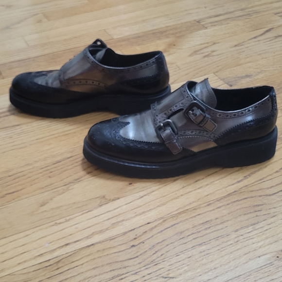 PRADA Two tone monk strap brogue/oxford - Picture 5 of 9